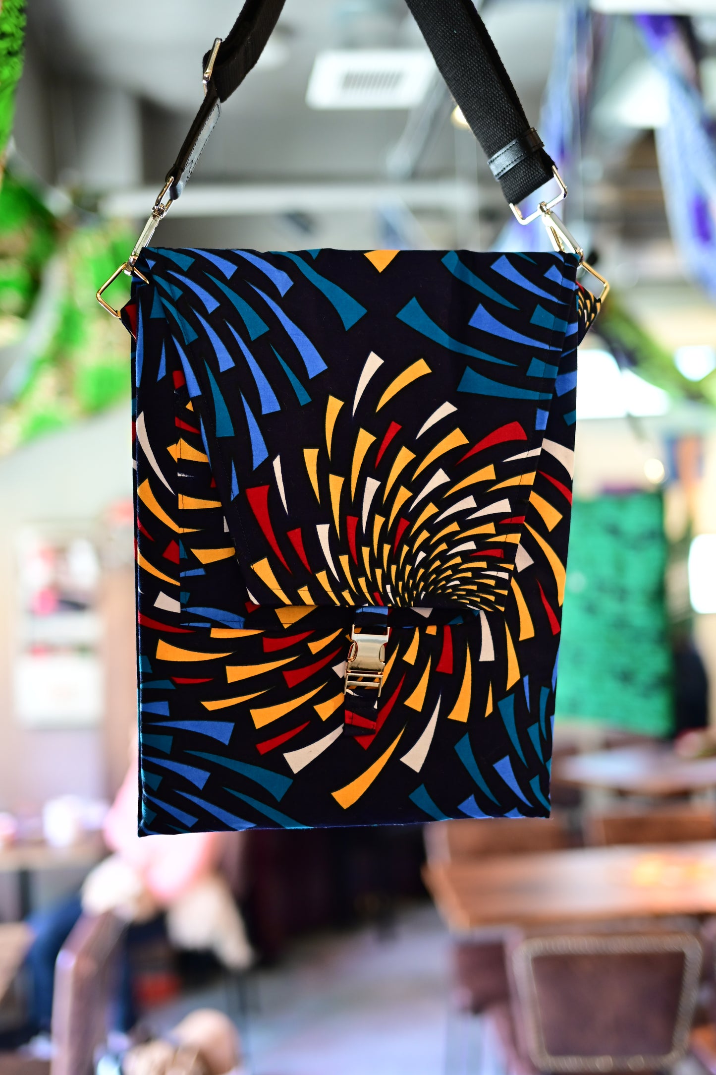 青い花火パソコンカバー