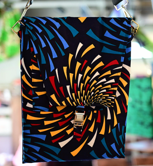 青い花火パソコンカバー